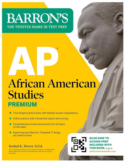 AP African American Studies Premium, First Edition: Prep Book with 3 Practice Te - COLLECTIF