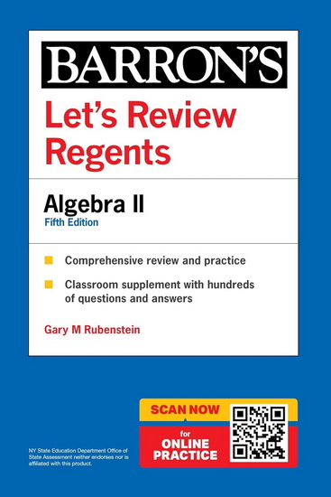 Let&#39;s Review Regents: Algebra II, Fifth Edition (Barron&#39;s New York Regents) - COLLECTIF