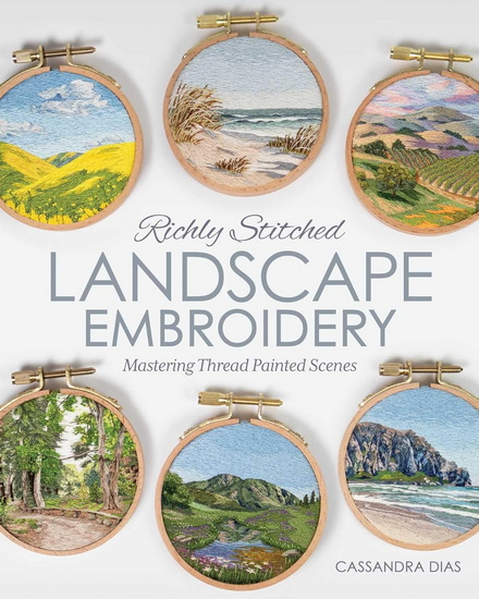 Richly Stitched Landscape Embroidery - CASSANDRA DIAS