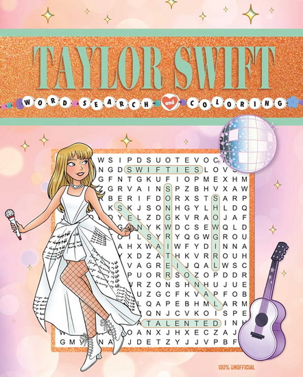 Taylor Swift Word Search and Coloring - COLLECTIF