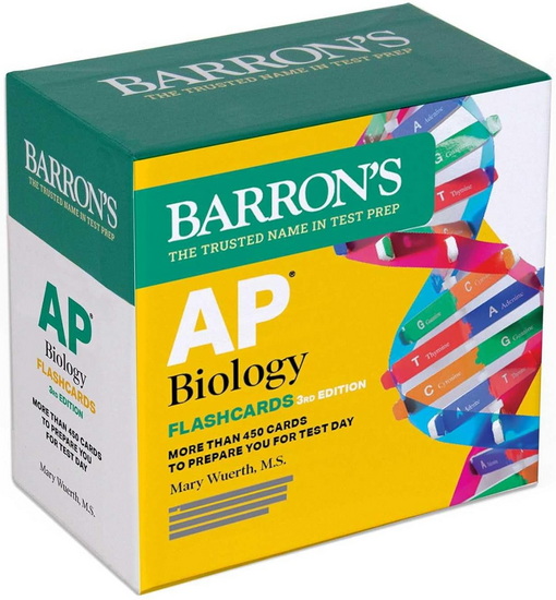 AP Biology Flashcards, Third Edition: Up-to-Date Review (Barron&#39;s AP Prep) - COLLECTIF