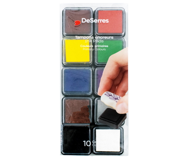 Ens.10 Encreurs - Couleurs primaires