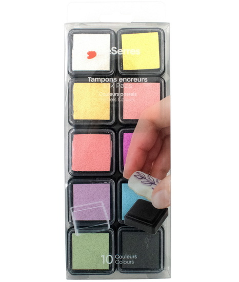 Ens. 10 Encreurs - Couleurs pastels
