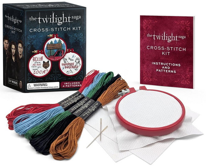 The Twilight Saga Cross-Stitch Kit: Includes 4 Patterns - EMMALYN PEREZ