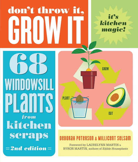 Don't Throw It, Grow It, 2nd Edition: 68 Windowsill Plants from Kitchen Scraps - DEBORAH PETERSON - MILLICENT SELSAM