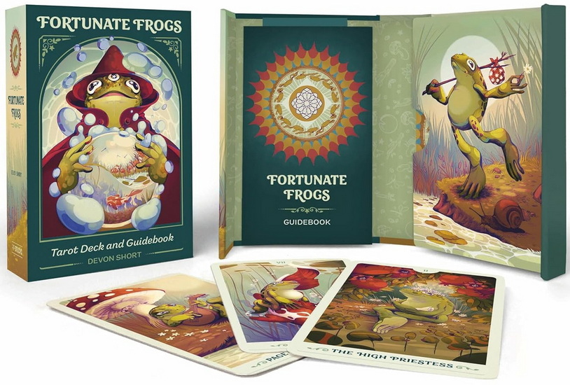 Fortunate Frogs: Tarot Deck and Guidebook - DEVON SHORT