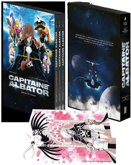 Capitaine Albator : mémoires de l&#39;Arcadia : coffret intégrale + ex-libris N. éd. - JÉRÔME ALQUIÉ
