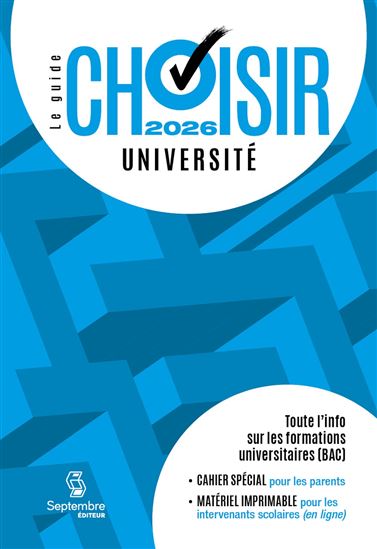 Guide Choisir Université 2026 - COLLECTIF