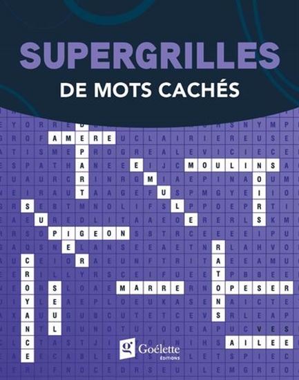 Supergrilles de mots cachés - COLLECTIF