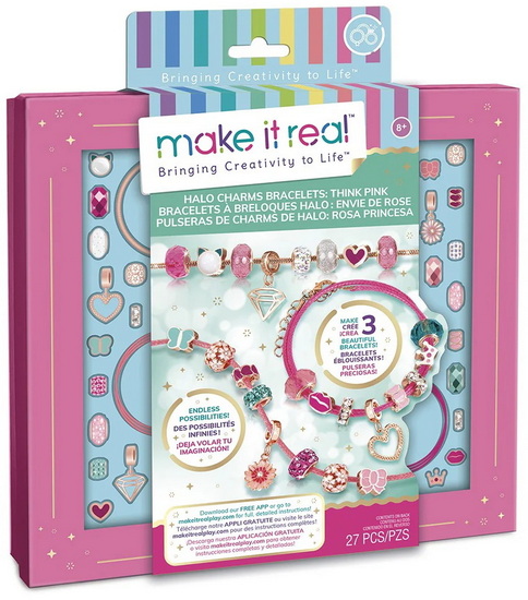 Bracelets breloques : La vie en rose