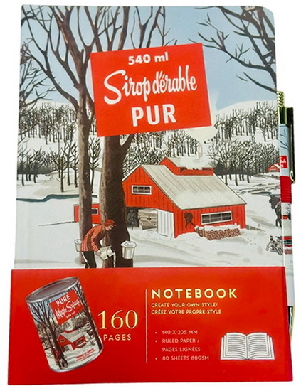 Ens. Journal et stylo - Sirop d&#39;érable