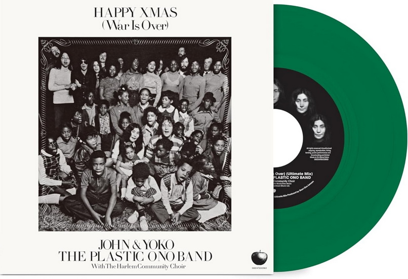 Happy Xmas (War Is Over)(Vinyle 7" vert) - JOHN & THE PLASTIC ONO BAND LENNON