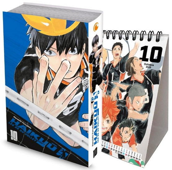 Haikyu !! : les as du volley : smash édition #10 + calendrier - HARUICHI FURUDATE