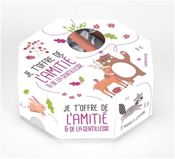 Je t&#39;offre de l&#39;amitié & de la gentillesse Cof. N. éd. - COLLECTIF