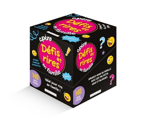 Apéro : défis et rires en famille Cof. N. éd.