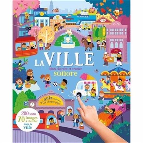 Mon cherche et trouve sonore : la ville - COLLECTIF