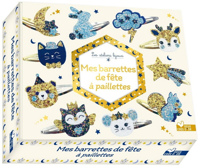Mes barrettes de fête à paillettes Cof. - COLLECTIF