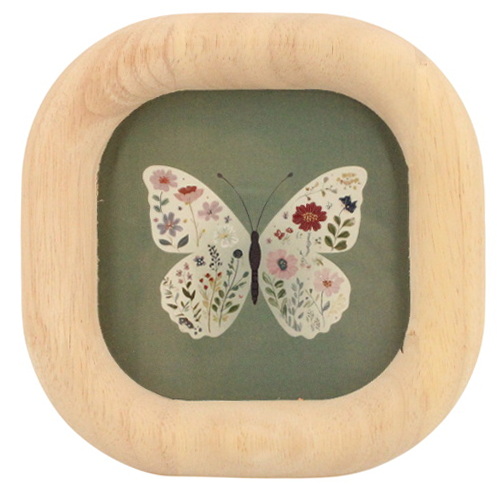 Cadre décoratif  arrondi Papillon