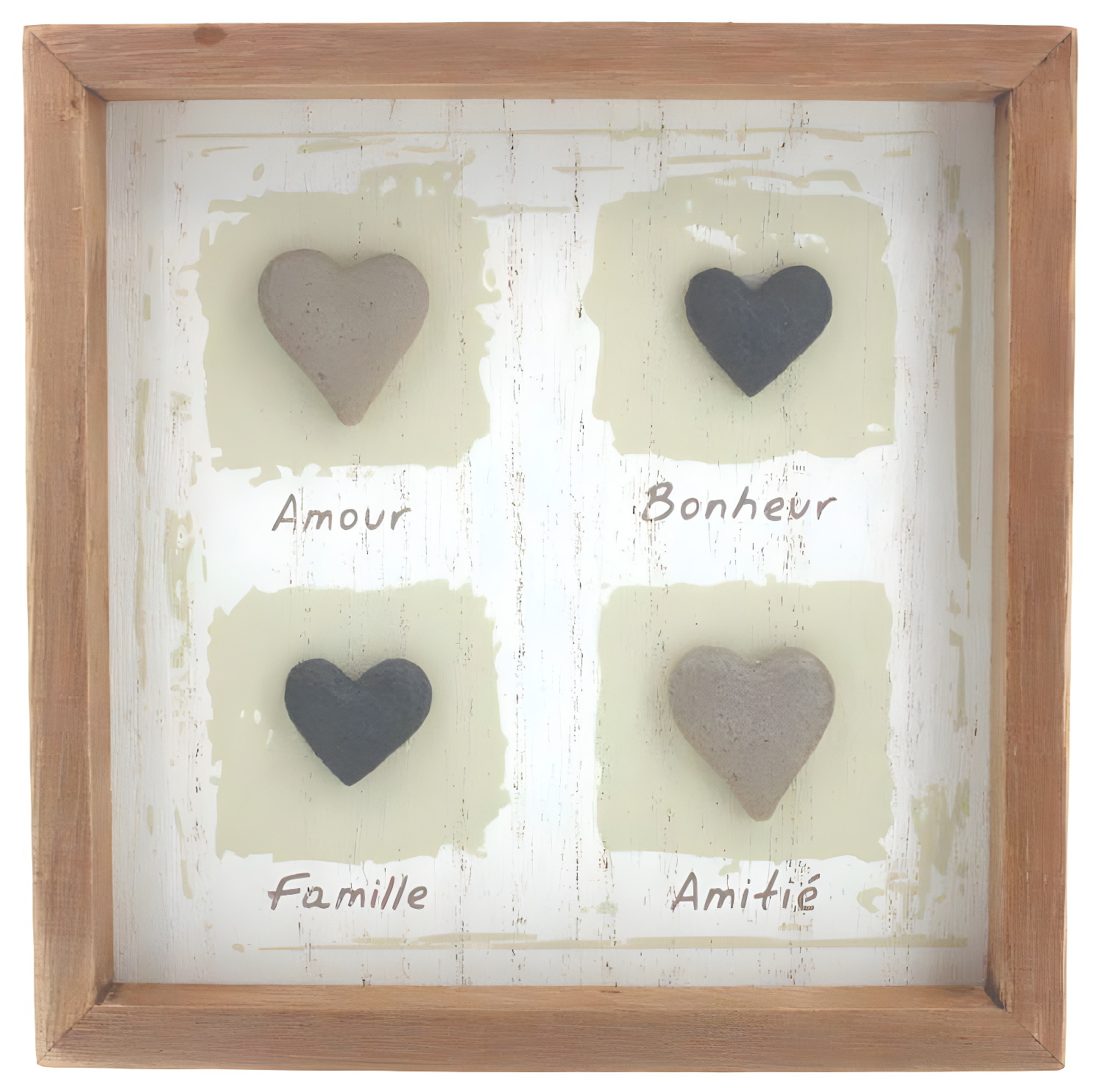 Cadre cœurs 3D