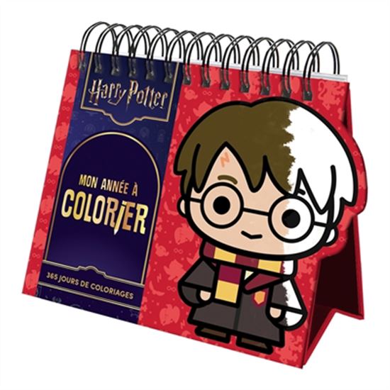 Harry Potter : mon année à colorier : 365 jours de coloriage - COLLECTIF