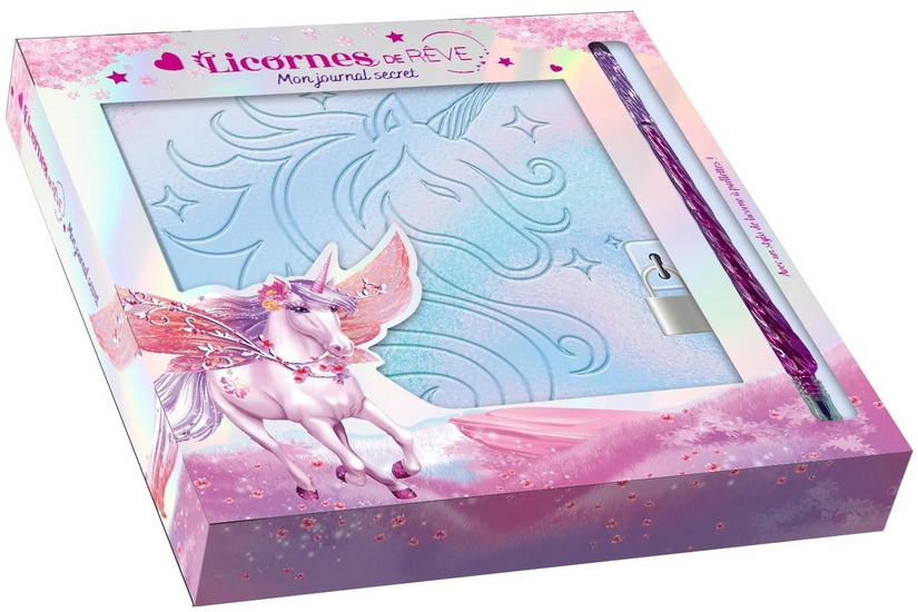 Licornes de rêve : mon journal secret avec stylo licorne - PLAYBAC ÉDITIONS