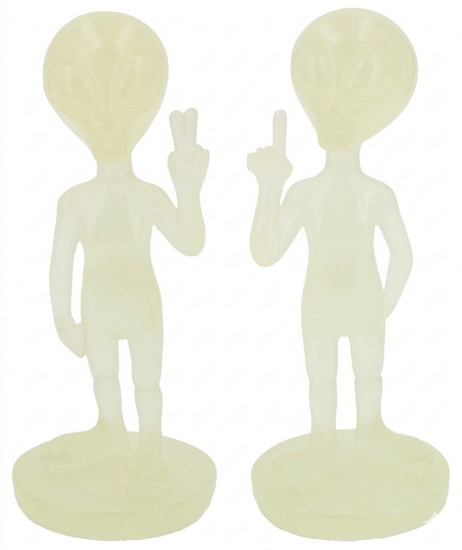 Figurine Extraterrestre luminescente 2AS