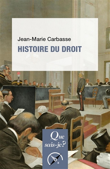 Histoire du droit 6e éd. - JEAN-MARIE CARBASSE