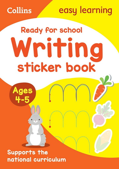 Easy Learning – Ready for school: writing Sticker Book Ages 4-5 - COLLECTIF
