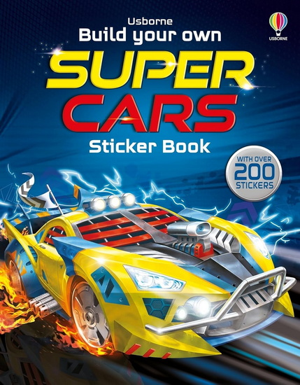Build Your Own Supercars Sticker Book - SIMON TUDHOPE - GONG STUDIOS