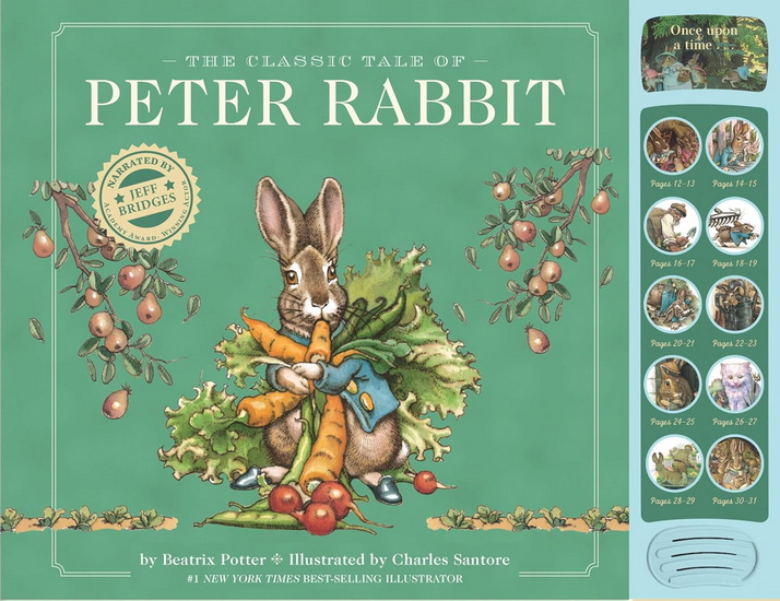 The Classic Tale of Peter Rabbit: A Press and   Play Storybook - BEATRIX POTTER - CHARLES SANTORE
