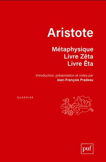 Métaphysique. Livre Zêta, Livre Eta - ARISTOTE