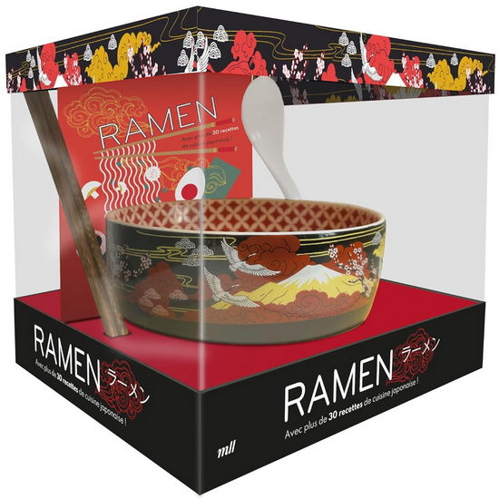 Coffret ramen : avec plus de 30 recettes de cuisine japonaise ! N. éd. - COLLECTIF