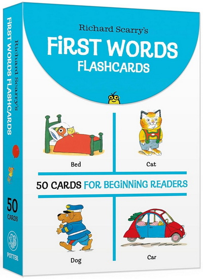 Richard Scarry's First Words Flashcards: 50 Cards for Beginning Readers - RICHARD SCARRY