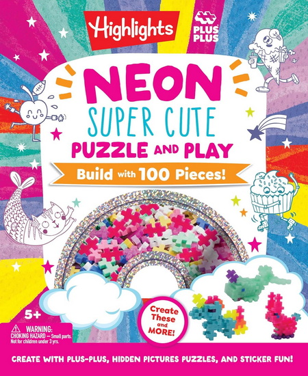 Neon Super Cute Puzzle and Play: Build with 100 Pieces! - HIGHLIGHTS
