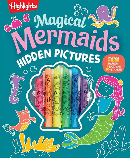 Magical Mermaids Hidden Pictures - HIGHLIGHTS