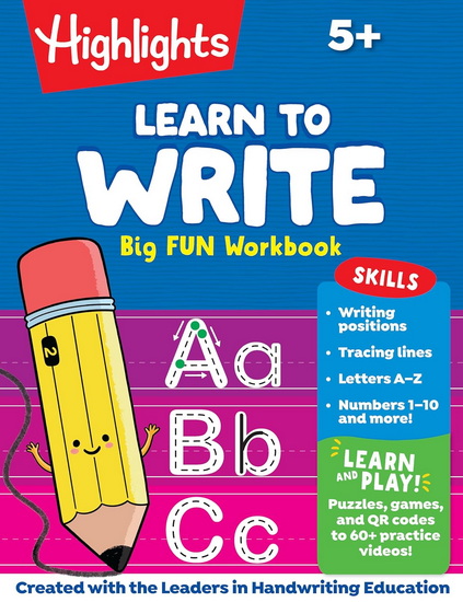Learn to Write Big Fun Workbook - HIGHLIGHTS