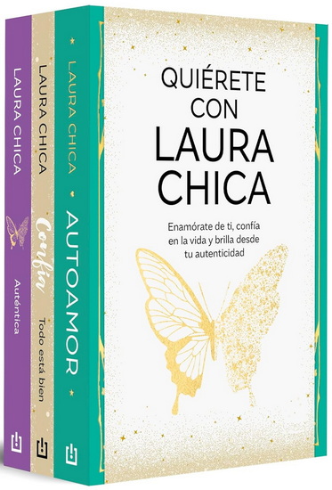 Pack Quiérete con Laura Chica (Contiene: Autoamor / Confía. Todo está bien / Auténtica) / Love Yourself Set with Laura Chica (Self-Love, Trust, Authentic) - LAURA CHICA