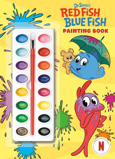Dr. Seuss's Red Fish, Blue Fish Painting Book - COLLECTIF