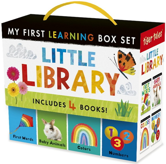 My First Learning Box Set: Little Library: First Words, Baby Animals, Colors, Numbers - TIGER TALES