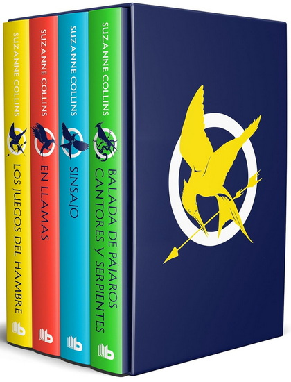 Estuche Los juegos del hambre (Contiene: Los Juegos del Hambre / En llamas / Sinsajo / Balada de pájaros cantores y serpientes) / The Hunger Games Boxed Set - SUZANNE COLLINS
