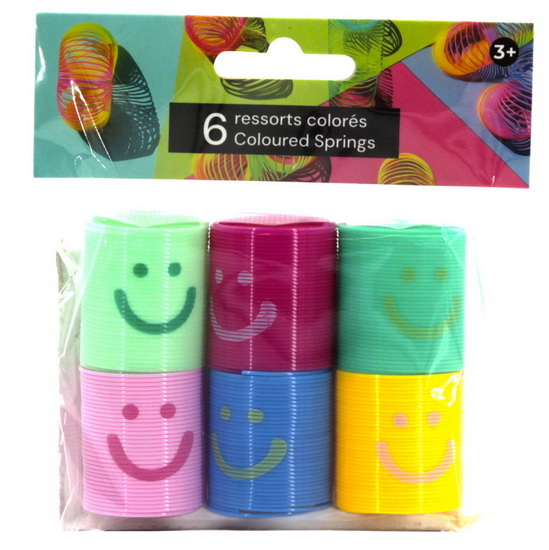 Ens. 6 jouets à ressorts
