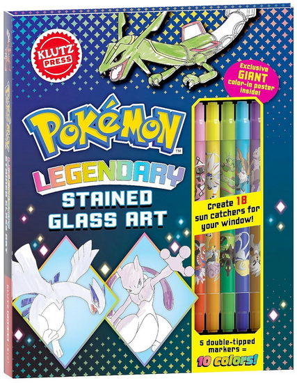 Pokémon Legendary Stained Glass - COLLECTIF