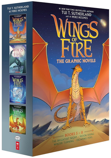 Wings of Fire #5-#8: A Graphic Novel Box Set (Wings of Fire Graphic Novels #5-#8) - TUI T SUTHERLAND
