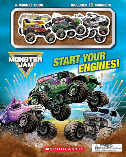 Monster Jam: Start Your Engines! A Magnet Book - COLLECTIF