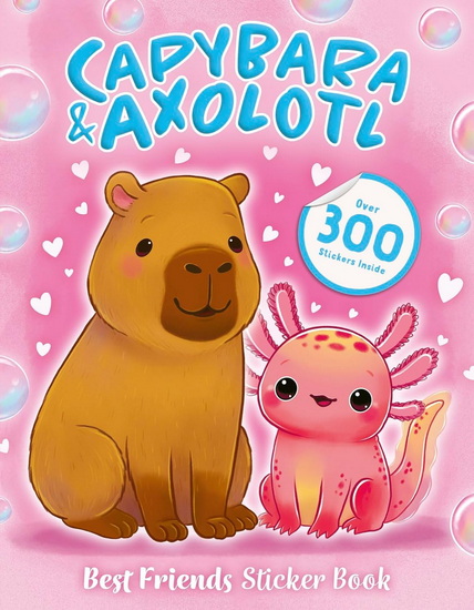 Sticker Best Friends: Capybara and Axolotl - COLLECTIF