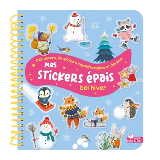 Mes stickers épais : Bel hiver - CORINNE DEMUYNCK