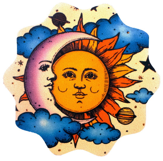 Aimant Soleil Lune