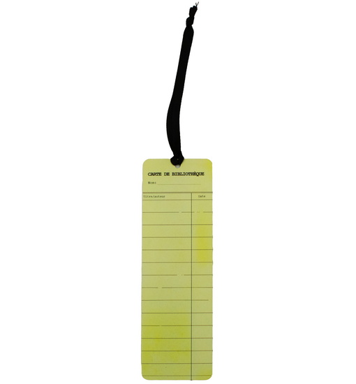 Signet Carte de Bibliothèque