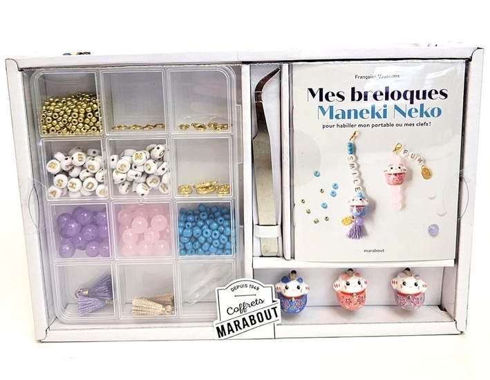 Mes breloques maneki neko : pour habiller mon portable ou mes clefs ! Cof. - FRANÇOISE VAUZEILLES