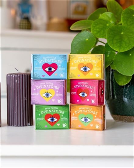 Mon puzzle divinatoire : assemble les pièces... et découvre ton avenir : bleu #05 Cof. - COLLECTIF